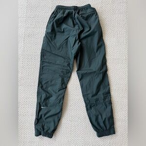 Vintage Nike Highrise Windbreaker Track Pant Joggers Forest Green sz S